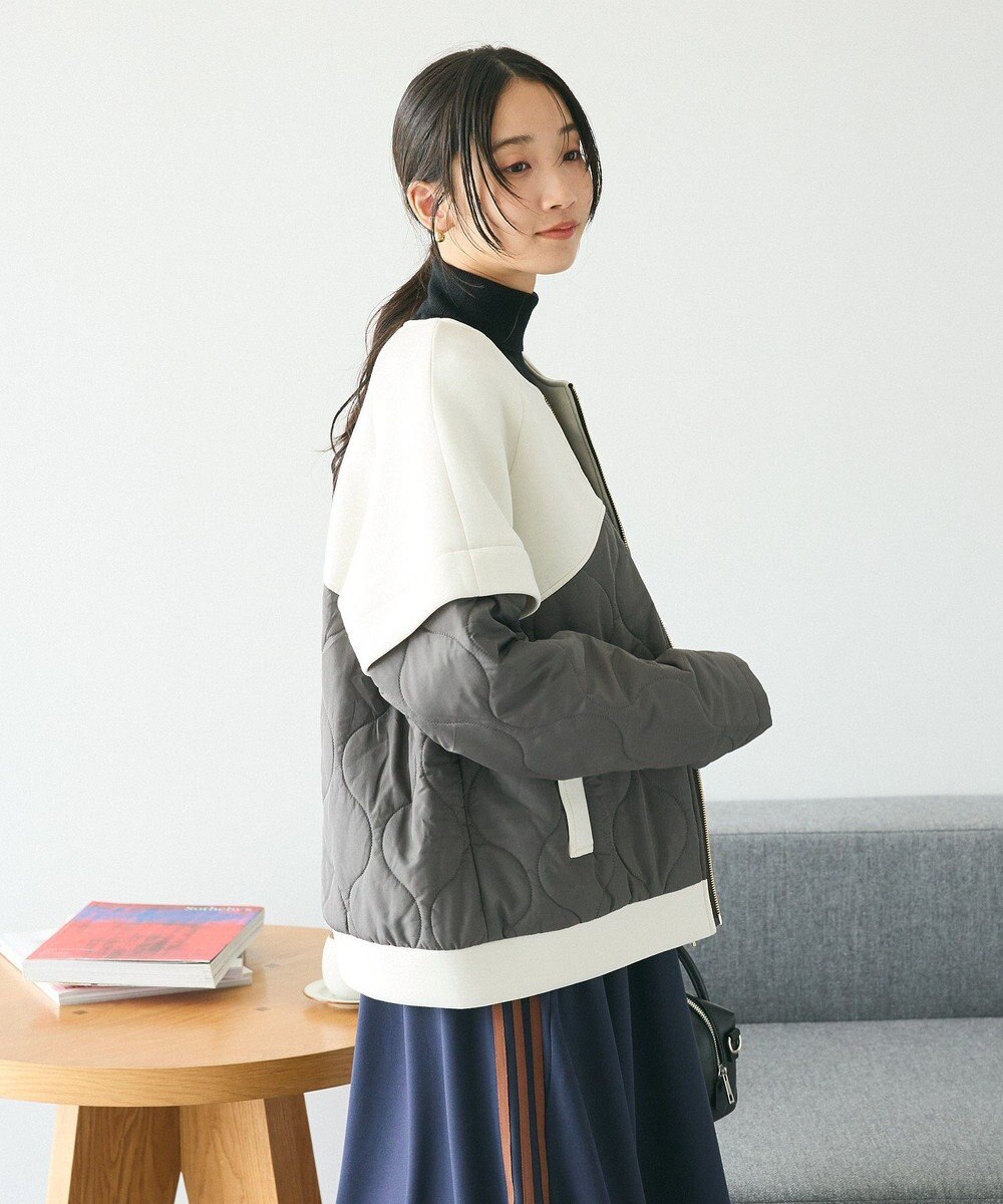 CRAFT STANDARD BOUTIQUE ダンボール×中綿ヨーク切替ジャケット 