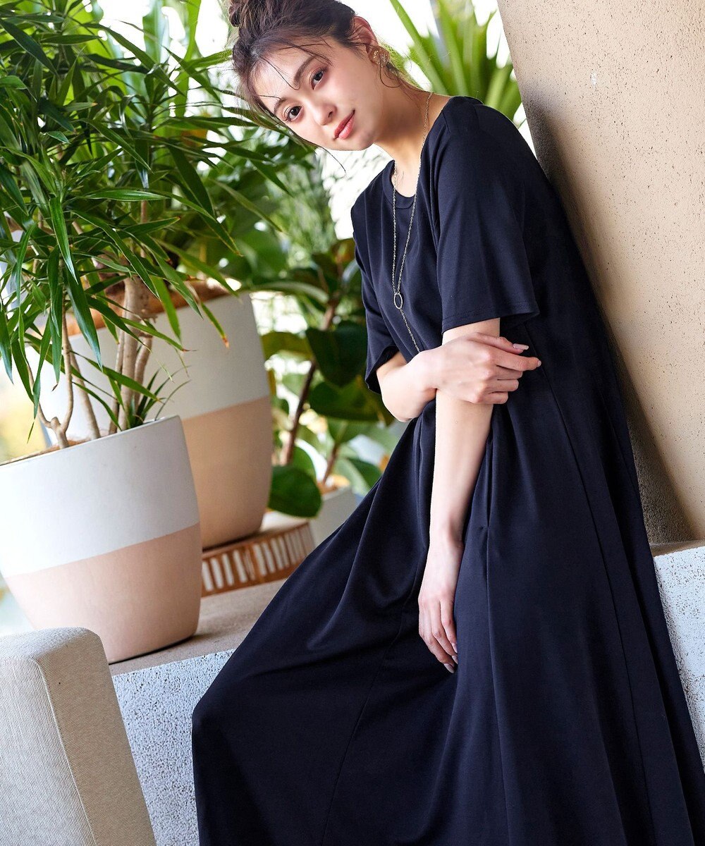 Tiaclasse 【洗える】カットソーワンピース 