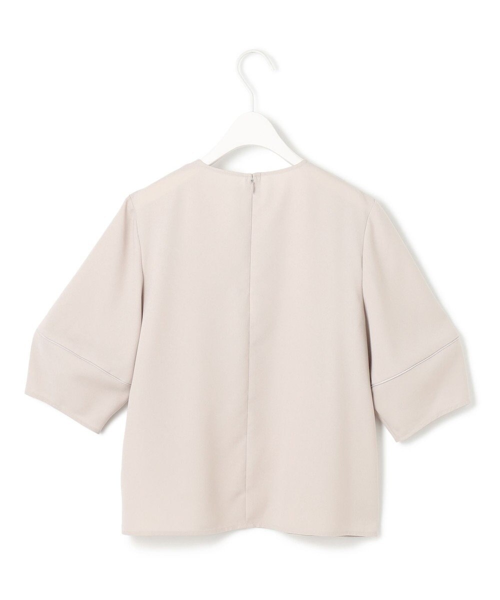 ICB 【UVケア・接触冷感・速乾・防シワ・洗える】 FluidBackSatin ランタンスリーブブラウス 