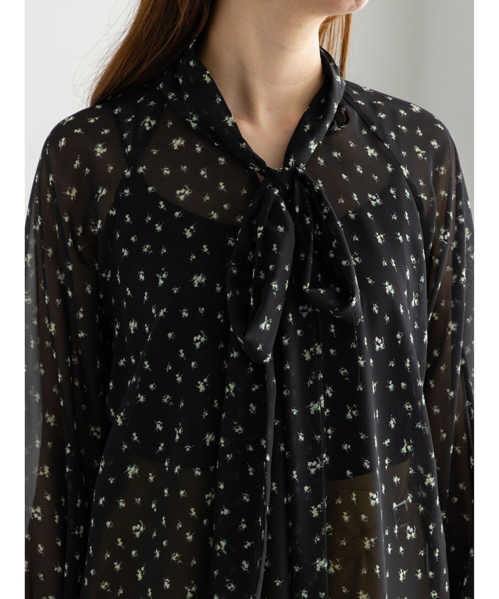 Te chichi パターンアソートシフォンボウタイブラウス《2025Autumn catalog vol.2 item》 