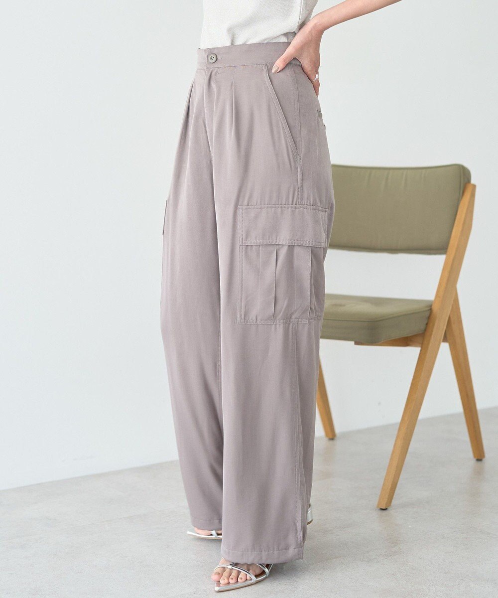 AMERICAN HOLIC サテンカーゴパンツ 