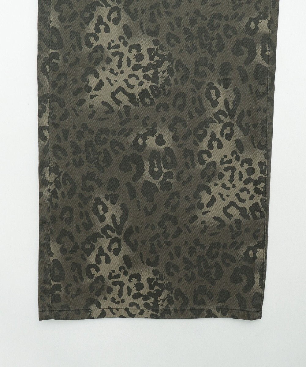 WEGO レオパードワイドストレートパンツ 