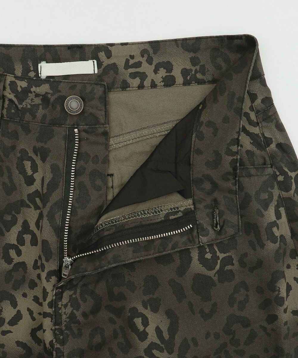 WEGO レオパードワイドストレートパンツ 