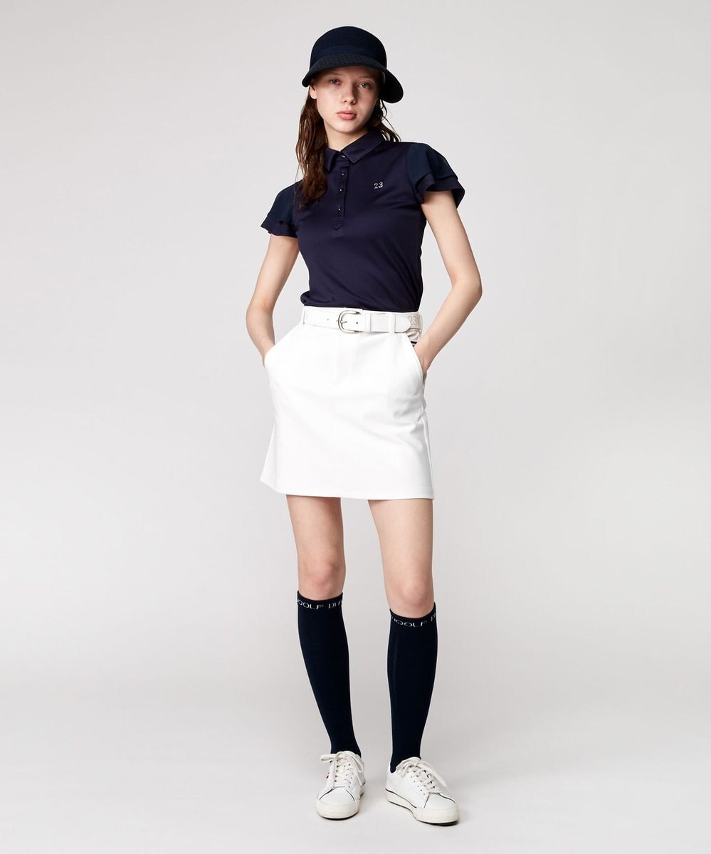 23区GOLF フェミニン＆エレガント【WOMEN】レイヤースリーブシャツ 