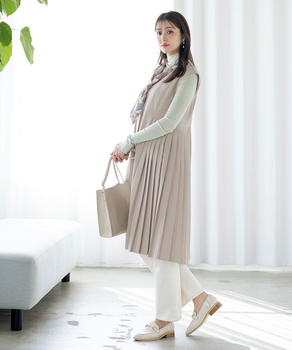 Tiaclasse 【洗える】ジレワンピース 