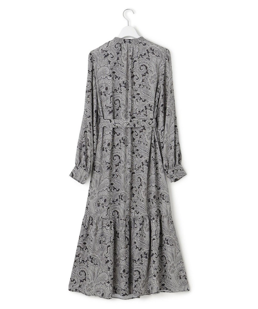 23区 L 【洗える】Rattiペイズリープリント ティアード ワンピース 