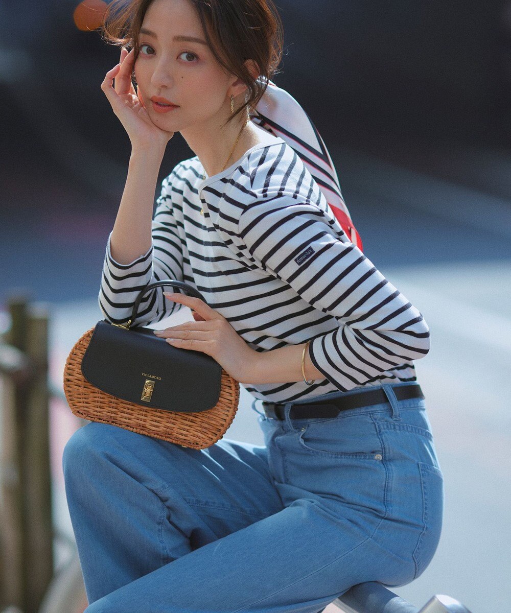 23区 【CLASSY.6月号掲載】ストライプ ダイヤ スカーフ 