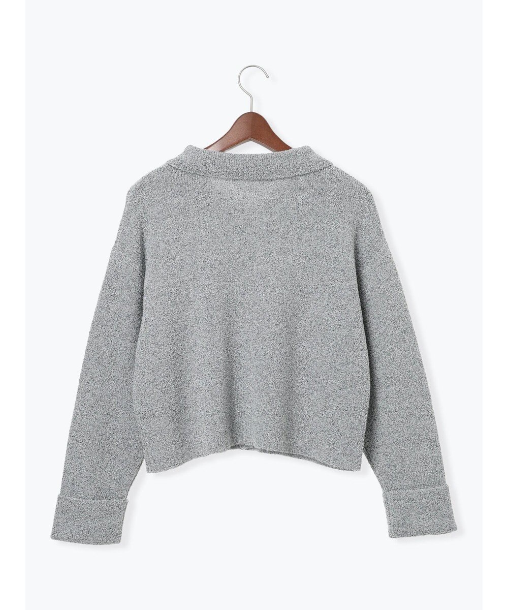 Te chichi メランジ衿ニットジャケット 