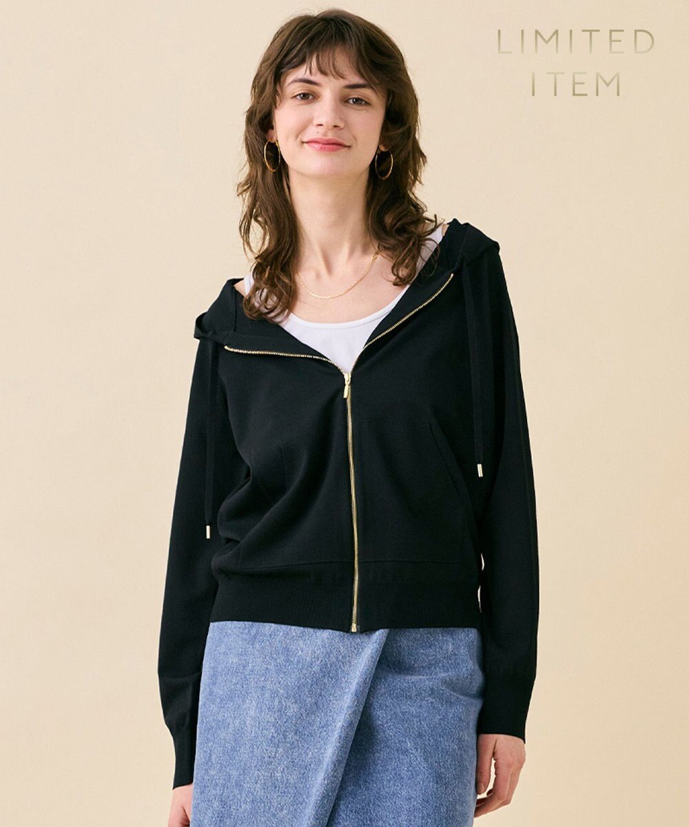 BEIGE， 【WEB限定・洗える】MONSTERA / フーデットニット 