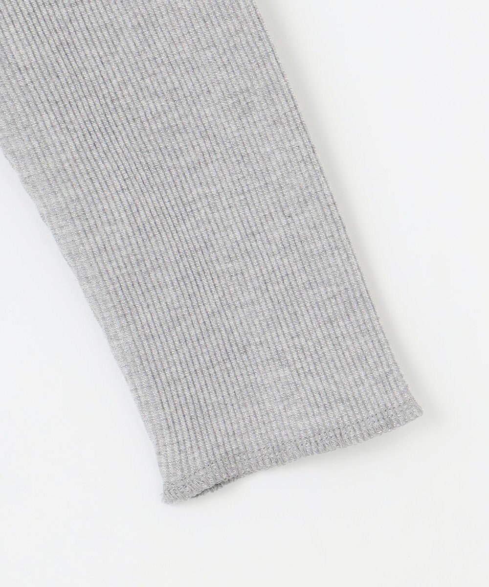 23区 【SLOW/一部店舗限定】ラメリブジャージー ロングTシャツ 