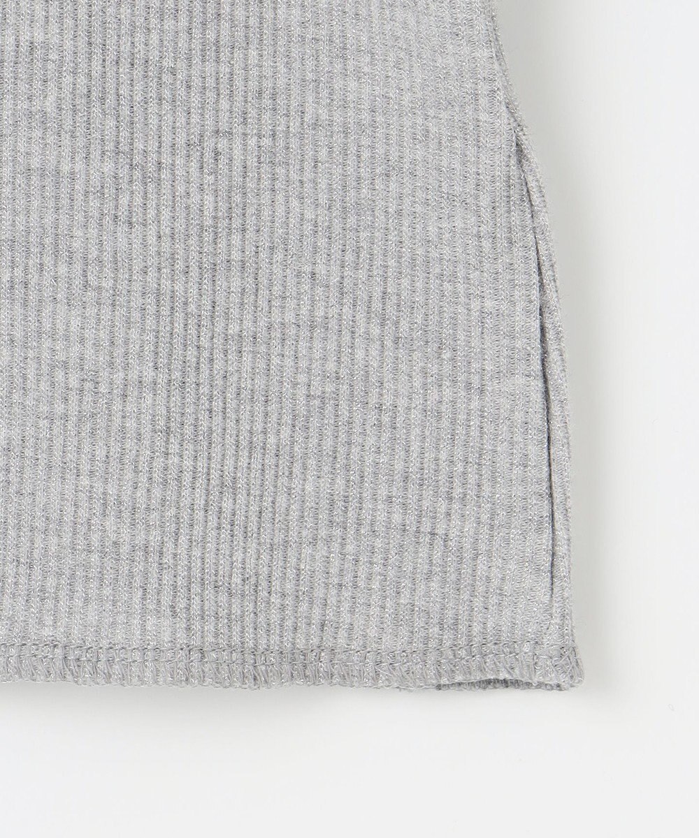 23区 【SLOW/一部店舗限定】ラメリブジャージー ロングTシャツ 