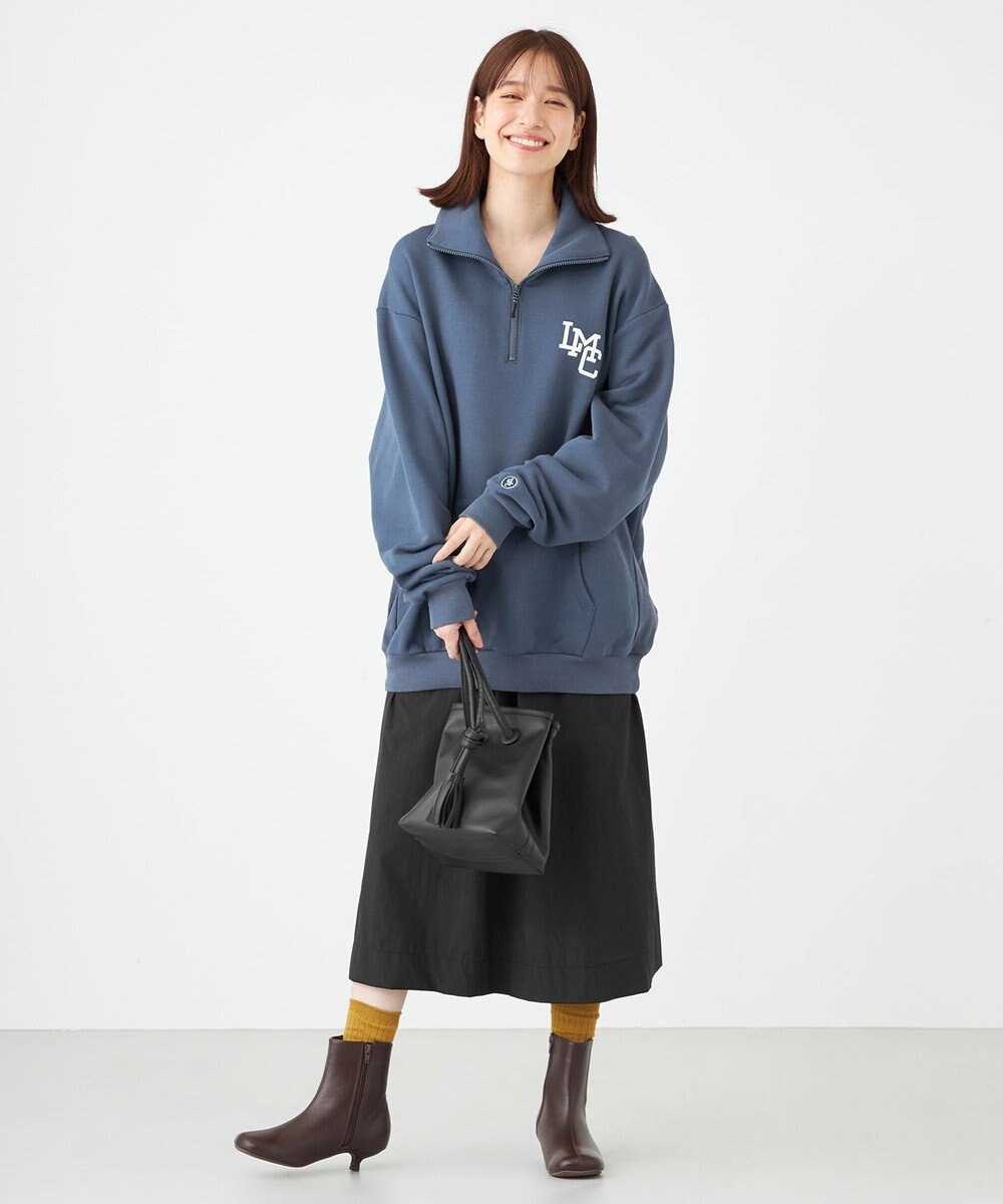 SHARE PARK LADIES 【UNISEX】MVS裏毛ハーフジップスウェット（S・Mサイズ） 