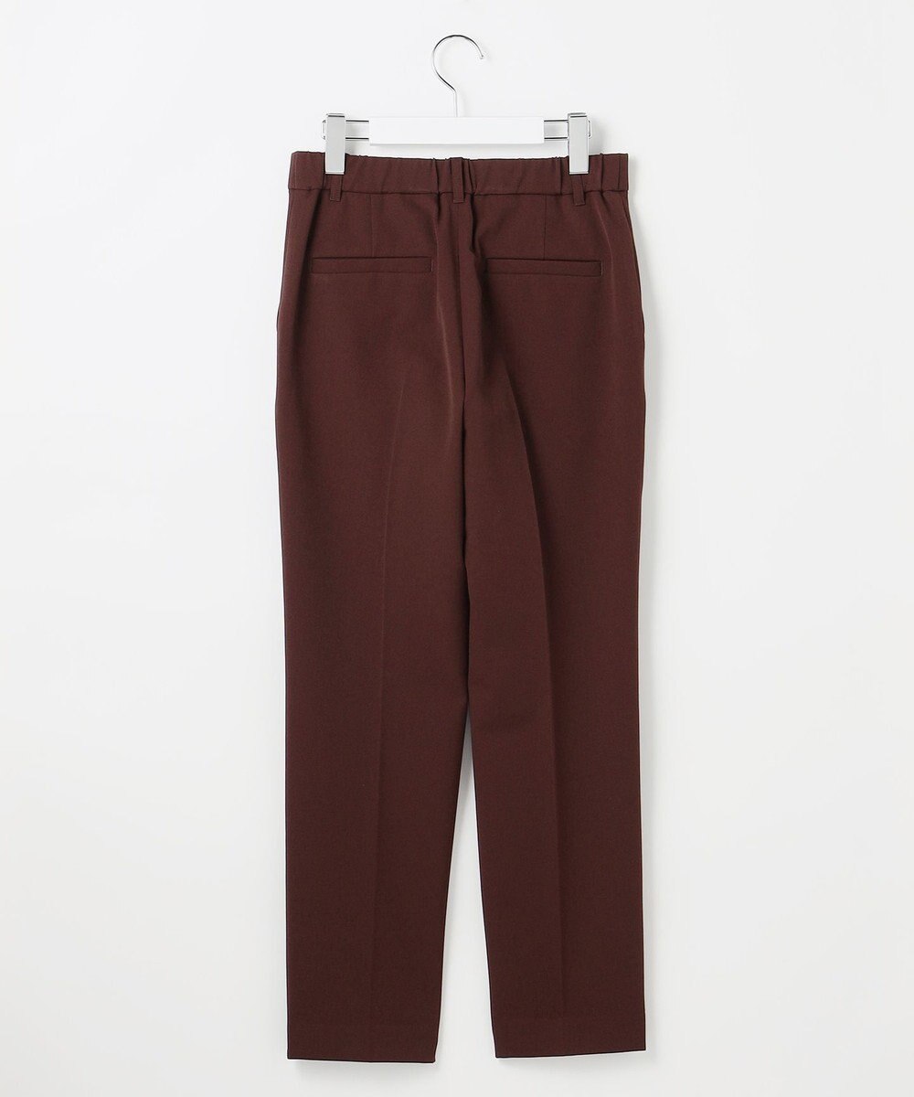 自由区 L 【19号サイズまで展開】TRギャバ裏起毛テーパード パンツ 