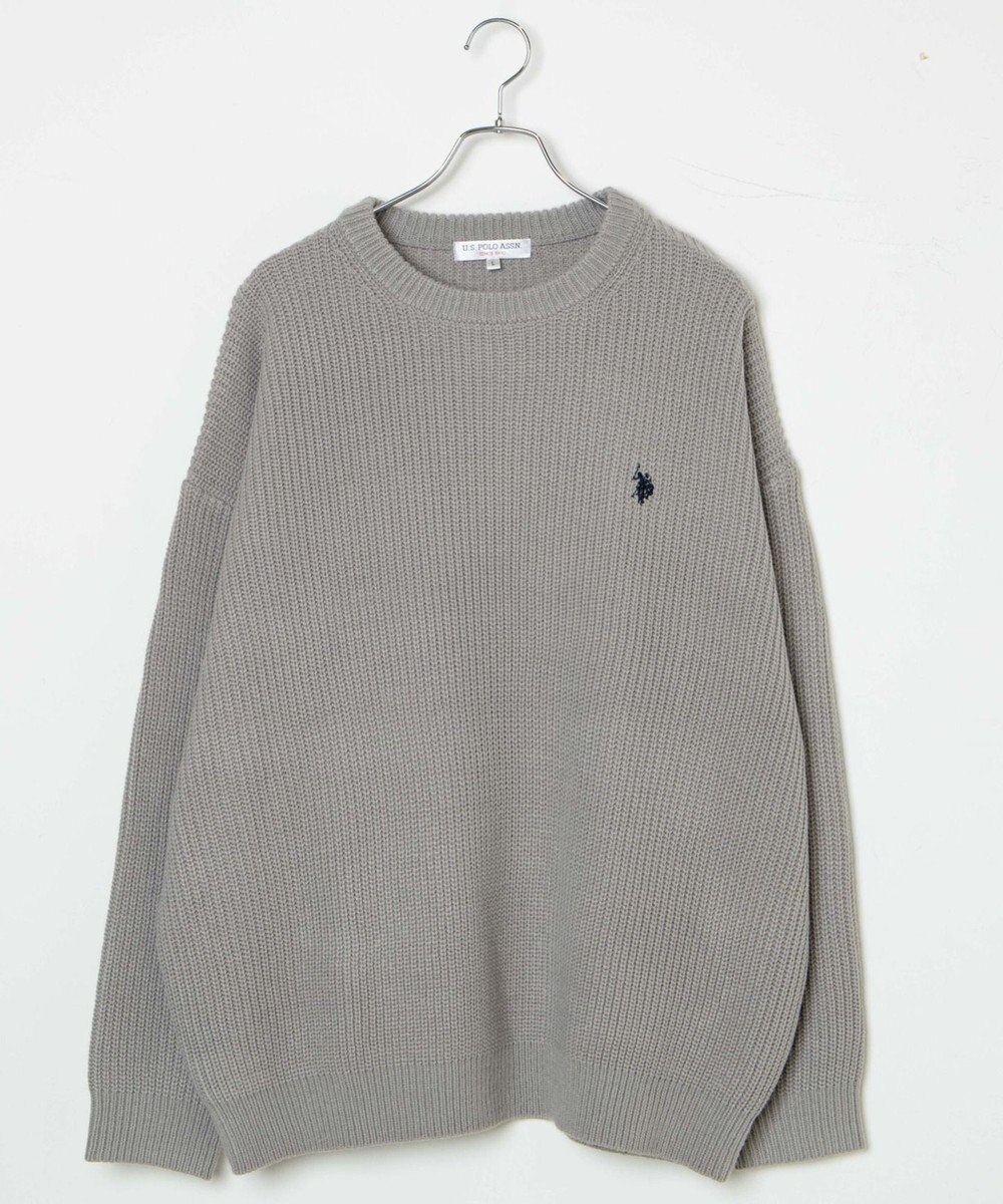 WEGO U.S. POLO ASSN.|別注畔編みニットプルオーバー 
