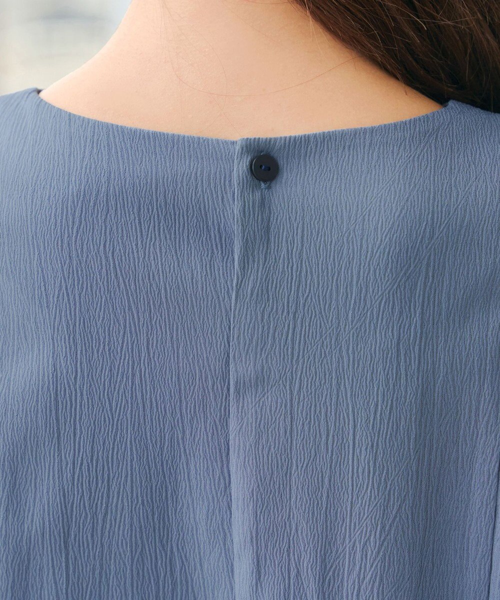 Tiaclasse L 【洗える】ギャザーランタンスリーブワンピース 