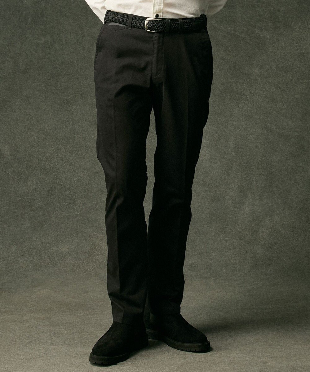 JOSEPH ABBOUD 【ウエストも伸びる！オーガニックコットン使用・25AW】トリコチンストレッチ パンツ 