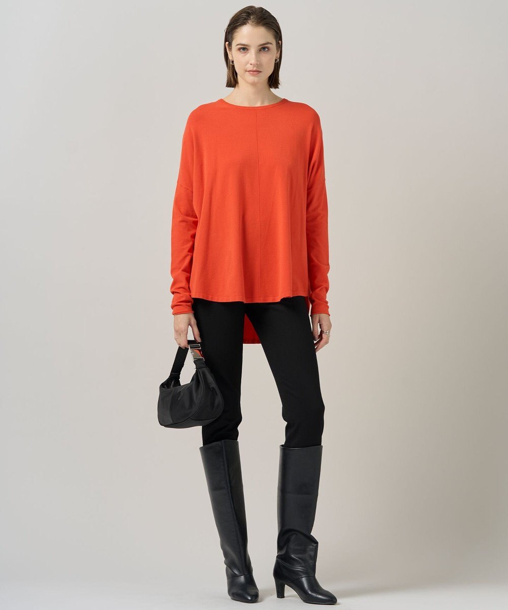 ICB L 【洗える】 ストレッチポンチ レギンスパンツ 