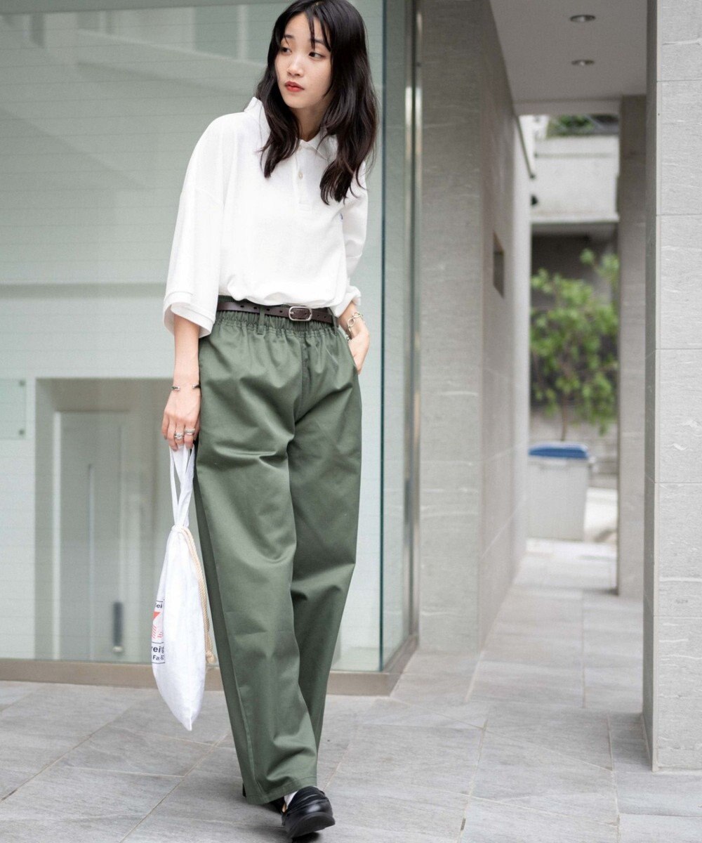 WEGO 【ユニセックス着用ITEM/ウエストゴム/手洗い可】シェフパンツ 