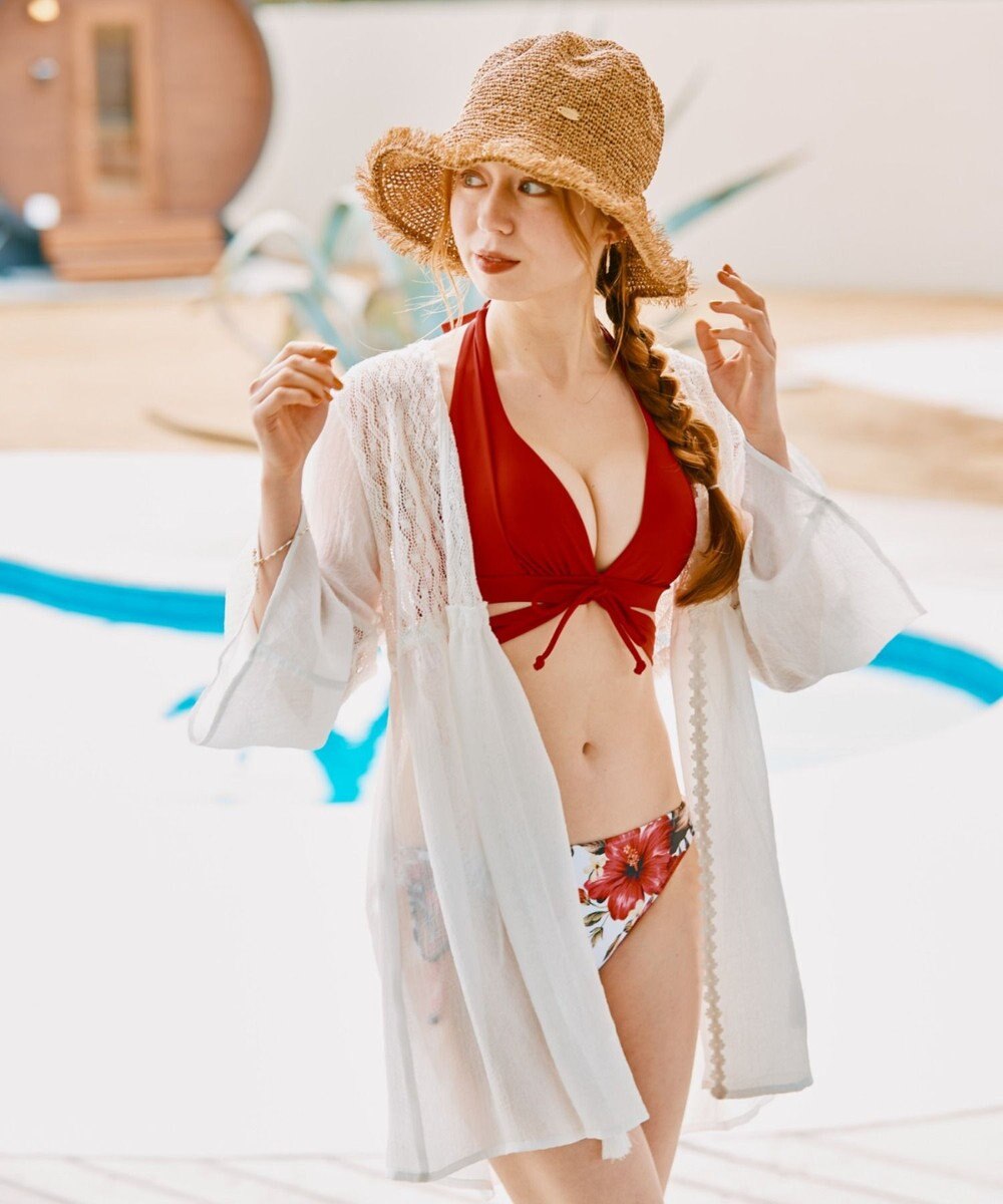San-ai Resort（三愛水着楽園） レース羽織り　F　【San-ai Resort（サンアイリゾート）】 