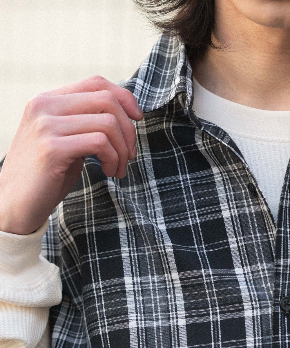 WEGO 【ユニセックス着用ITEM】アンサンブルチェックシャツ（LS） 