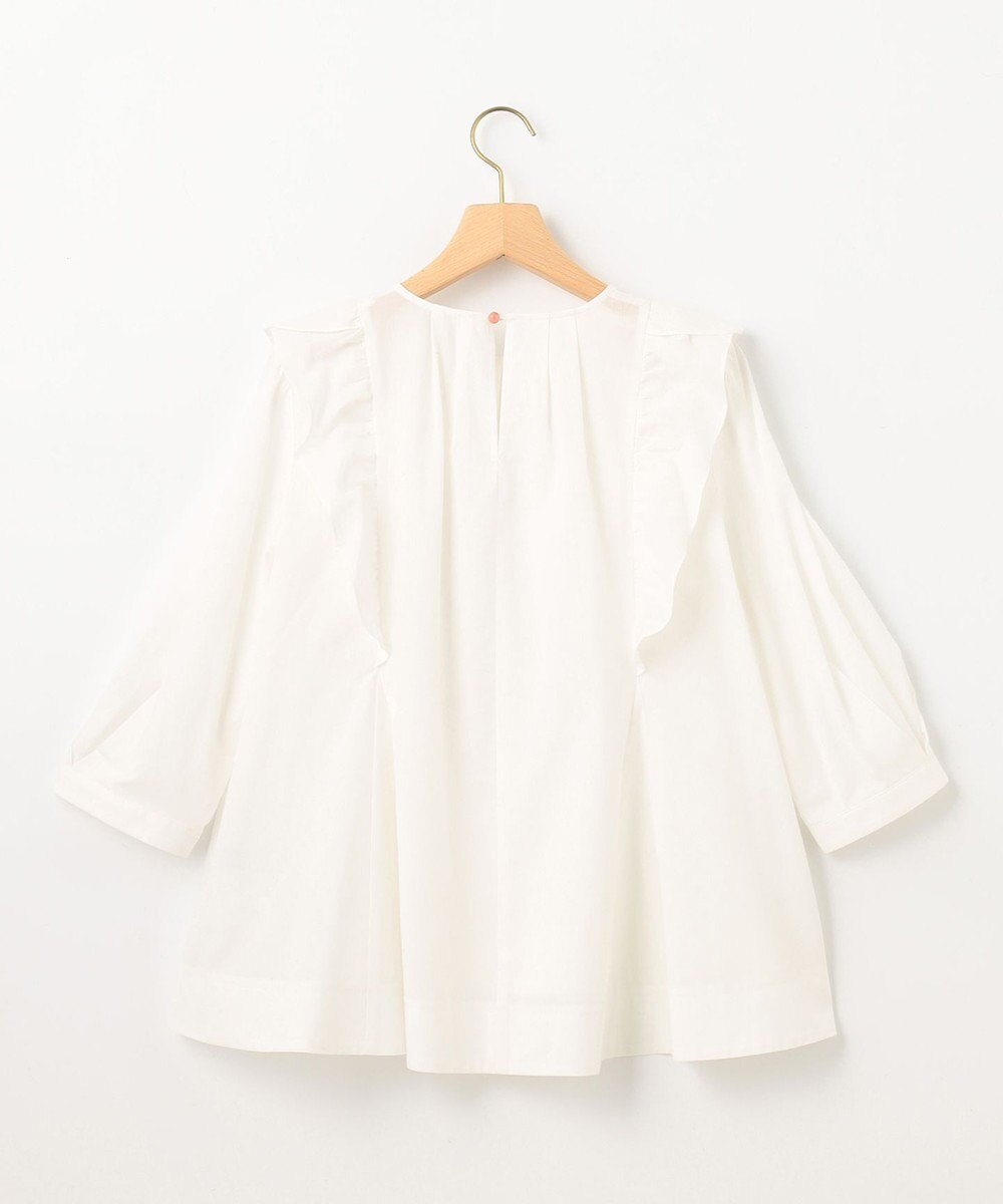 組曲 【WEB限定】ナチュラルローン ペプラムブラウス 