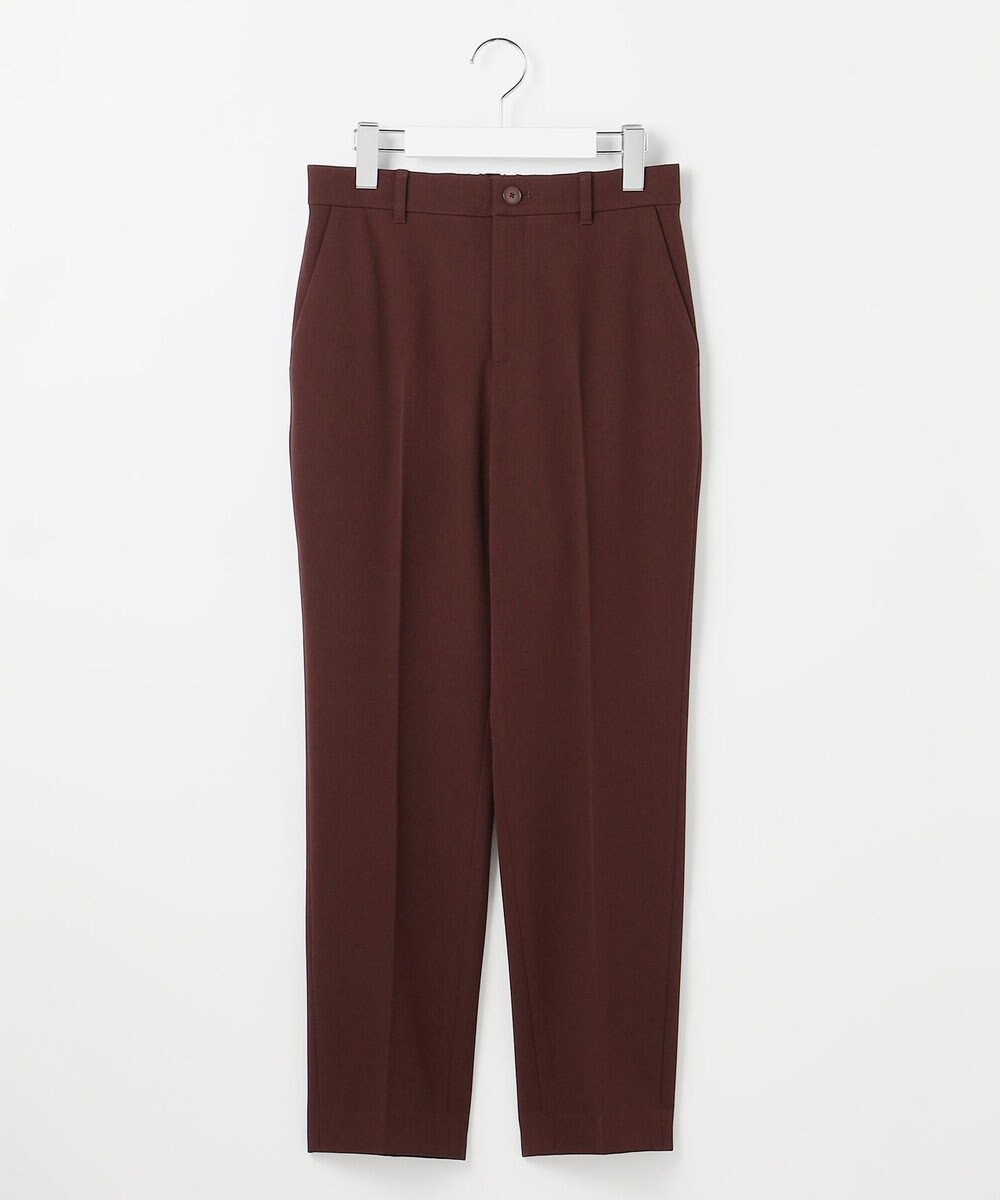 自由区 L 【19号サイズまで展開】TRギャバ裏起毛テーパード パンツ 