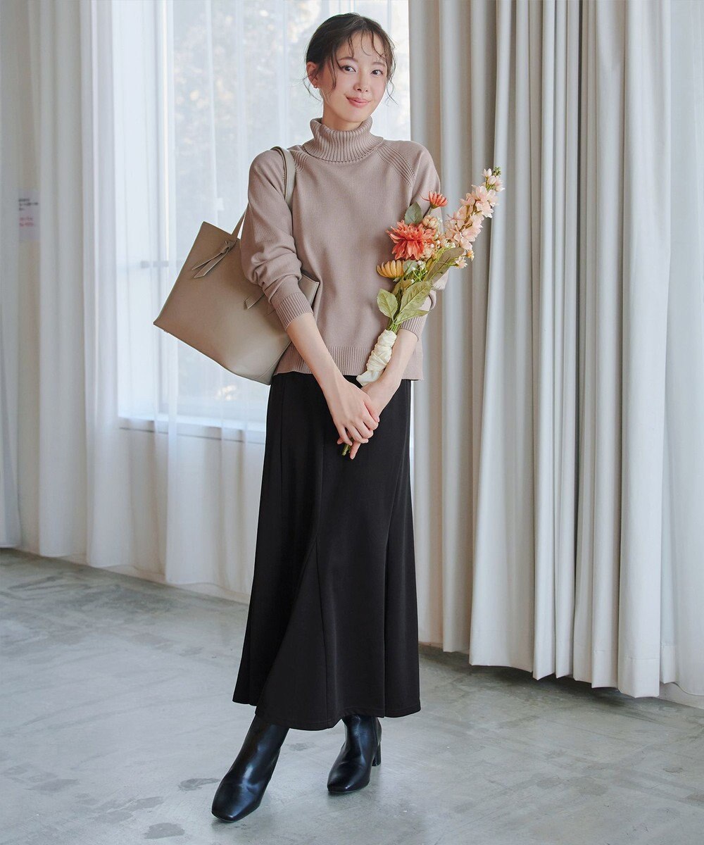 Tiaclasse 【洗える】カットツイルマーメイドスカート 