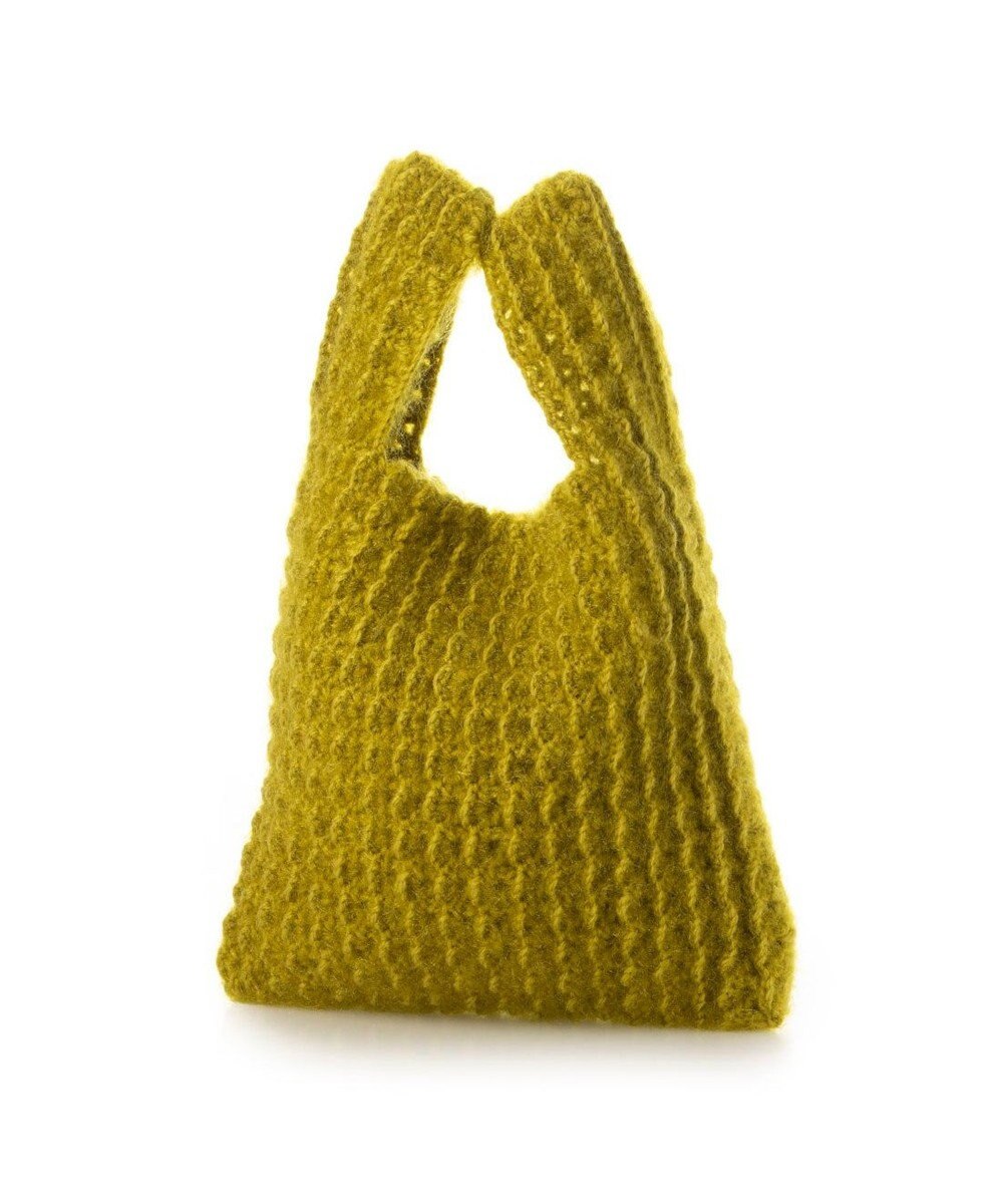 UNBILLION カシュカシュ cachecache / 柄編みニットショッパーバッグ 