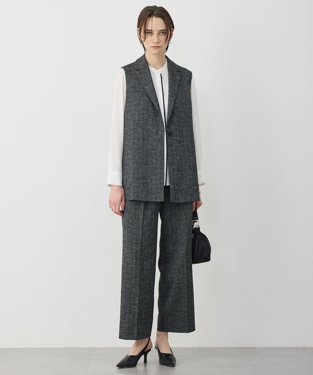 ICB L 【先行予約】 ミックスブッチャー バックスリットジレ 