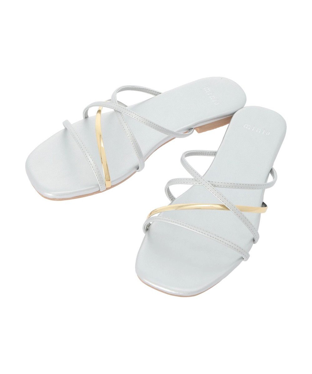 Green Parks ・ｍｉｎｉａ　ペタンコラインサンダル 