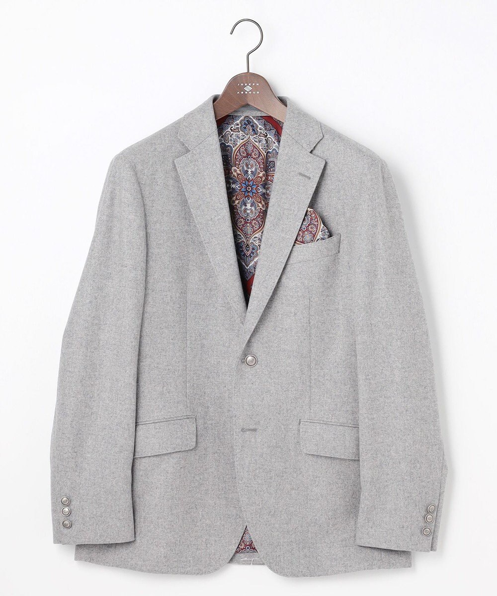 JOSEPH ABBOUD 【キングサイズ・ソフト/JAPANファブリック/LIBERTY柄裏地】ムリネフランネル ジャケット 