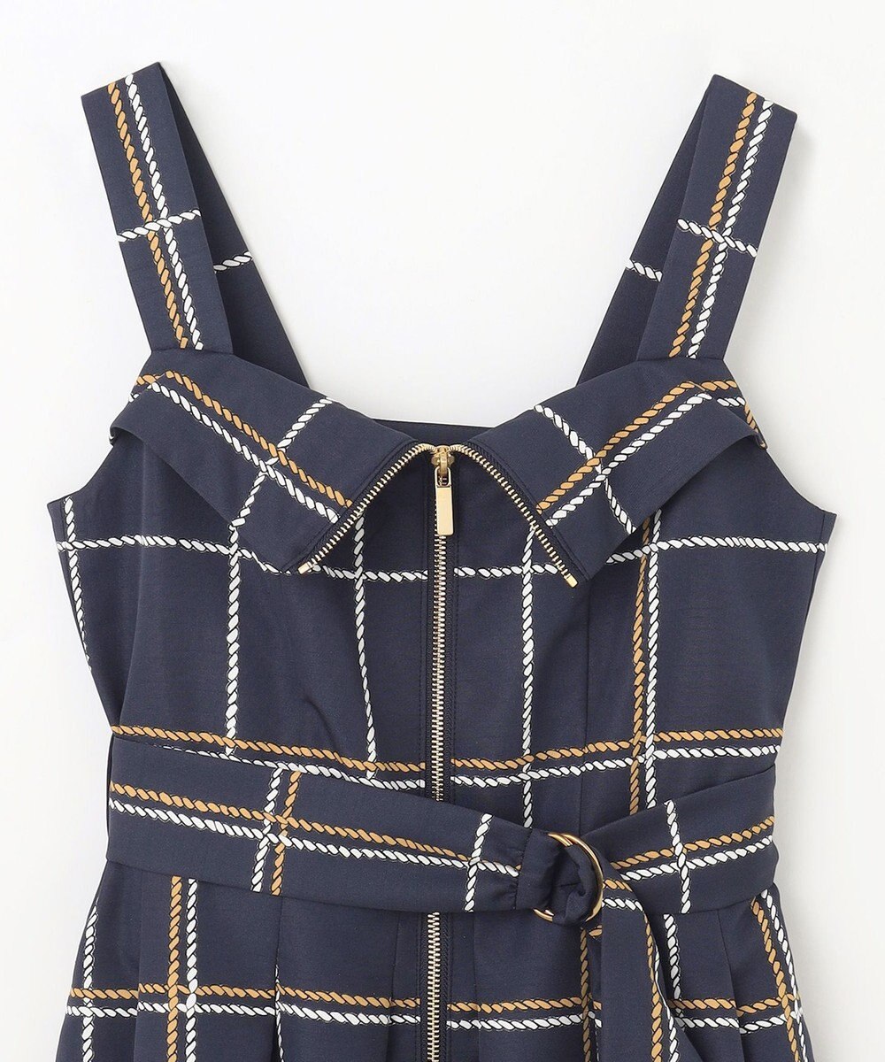 GRACE CONTINENTAL ロープチェックワンピース 