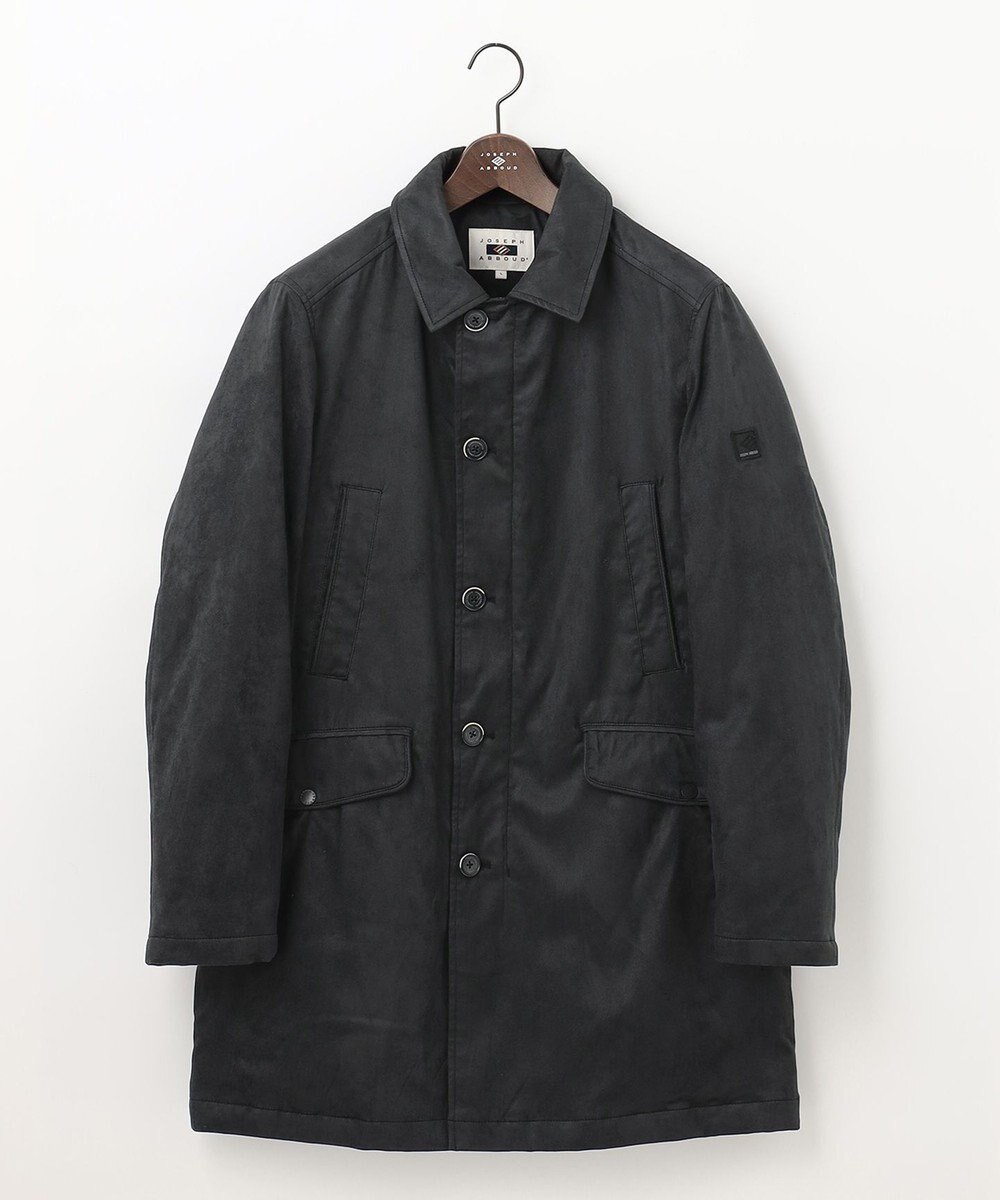 JOSEPH ABBOUD 【キルトレスダウン】ナチュラルダイスウェード ダウンコート 