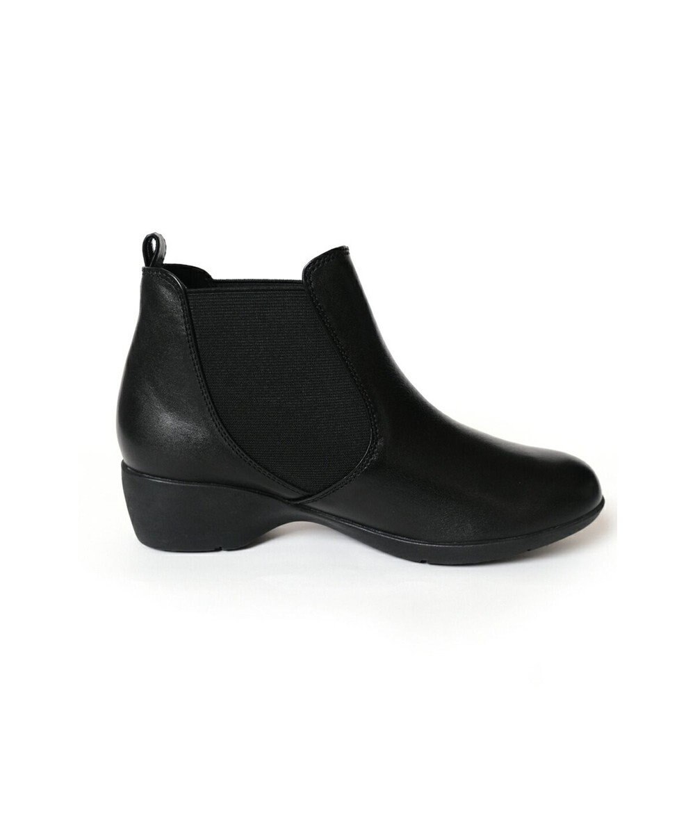 Pointer 本革 両ゴム サイドゴアショートブーツ 