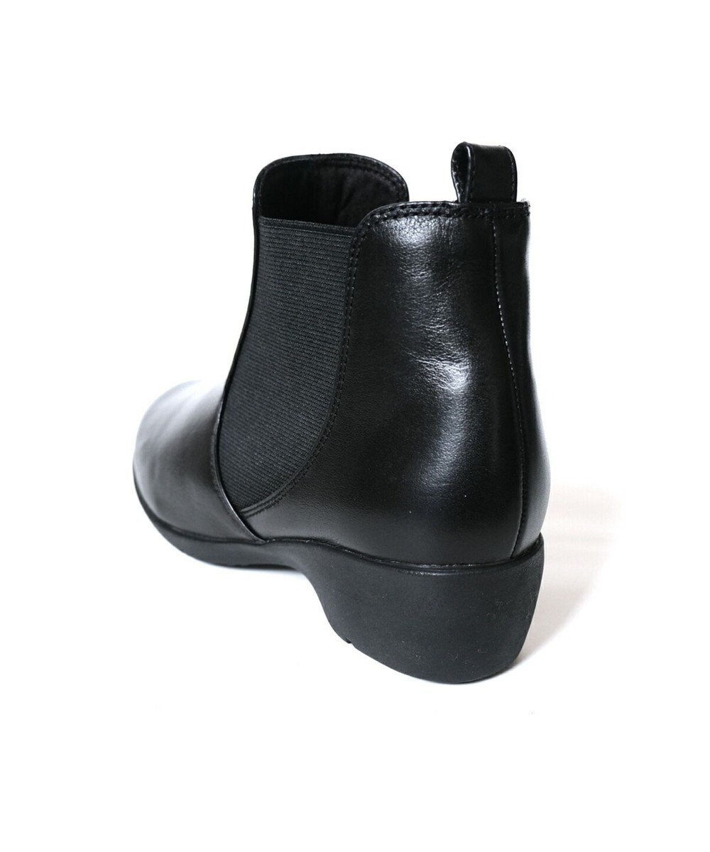 Pointer 本革 両ゴム サイドゴアショートブーツ 