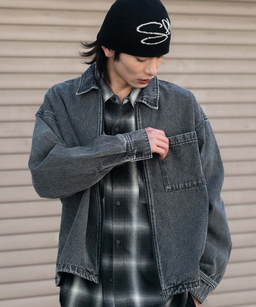 WEGO デニムシャツジャケット 