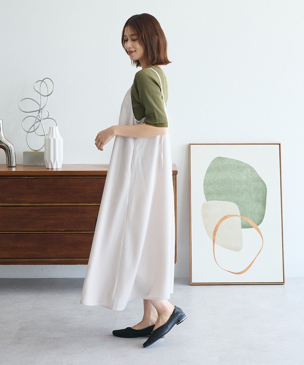 Green Parks 前後２ＷＡＹサテンキャミワンピース 