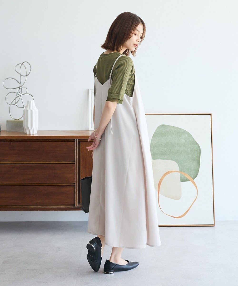 Green Parks 前後２ＷＡＹサテンキャミワンピース 