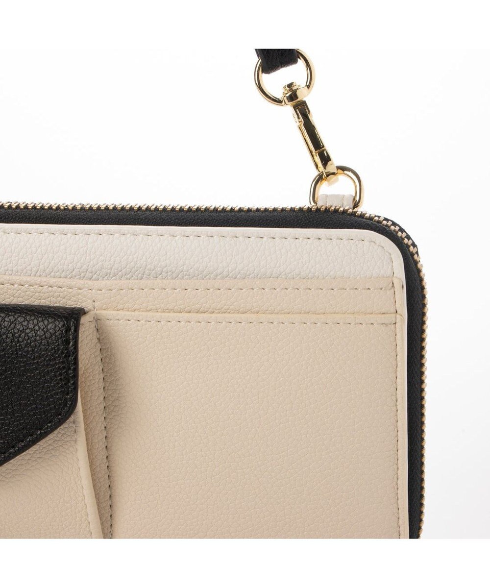 UNBILLION カシュカシュ cachecache / リールキー付きウォレットショルダーバッグ 