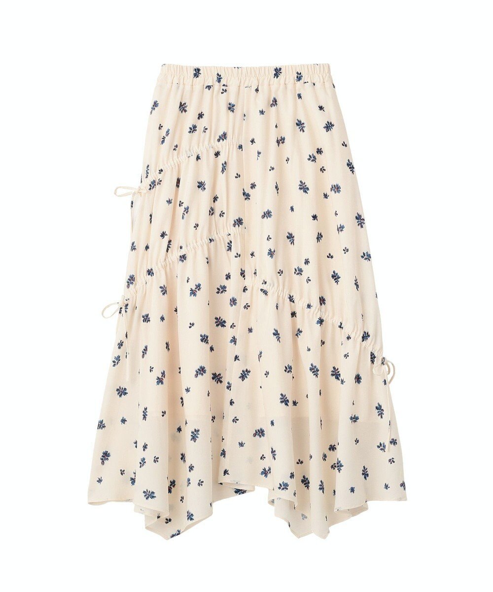 CRAFT STANDARD BOUTIQUE ボタニカルプリントデザインスカート 