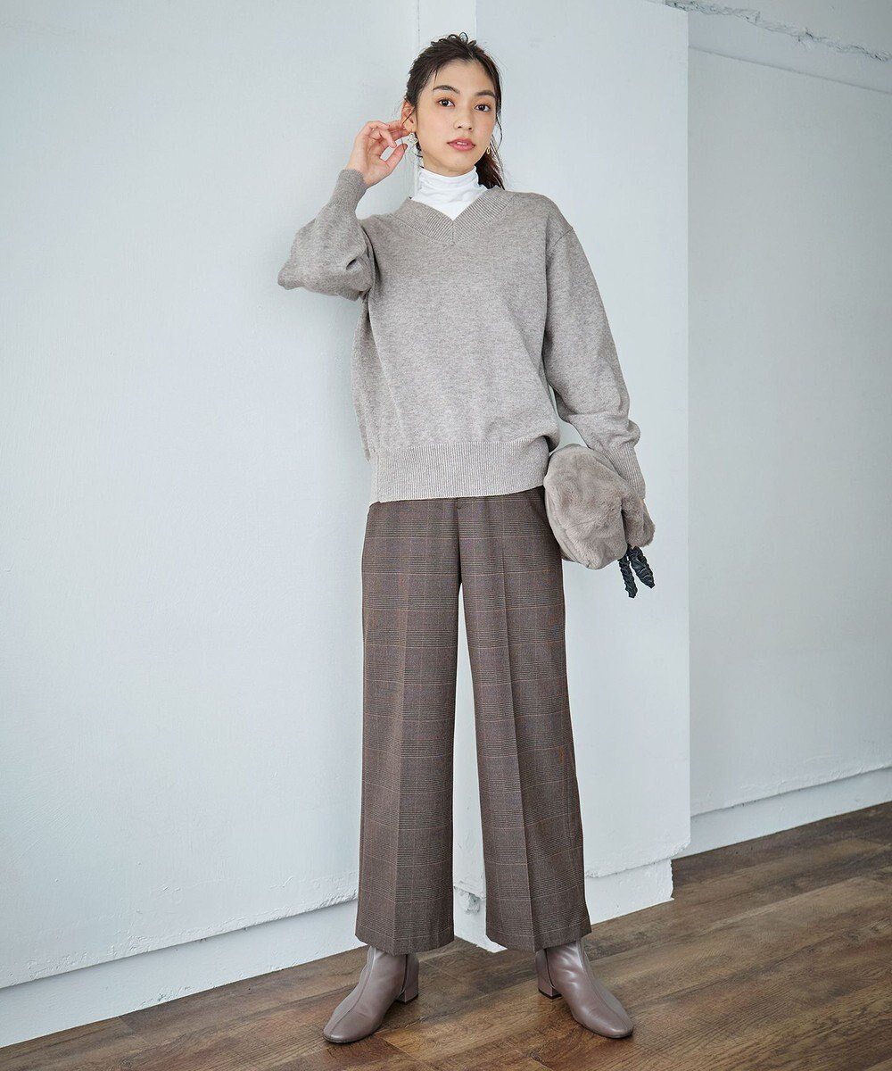 ANY L シアータートルネック 