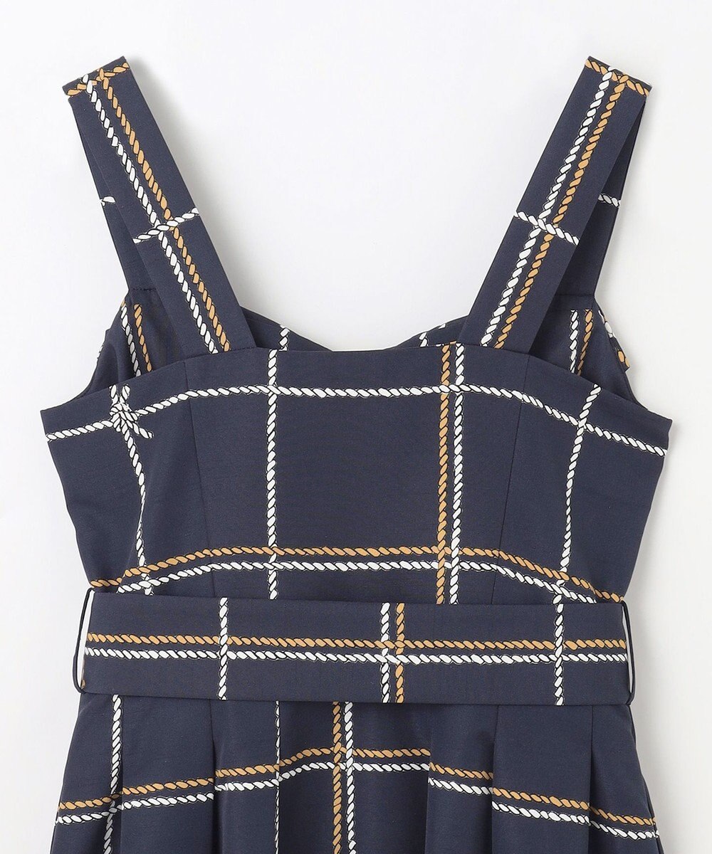 GRACE CONTINENTAL ロープチェックワンピース 