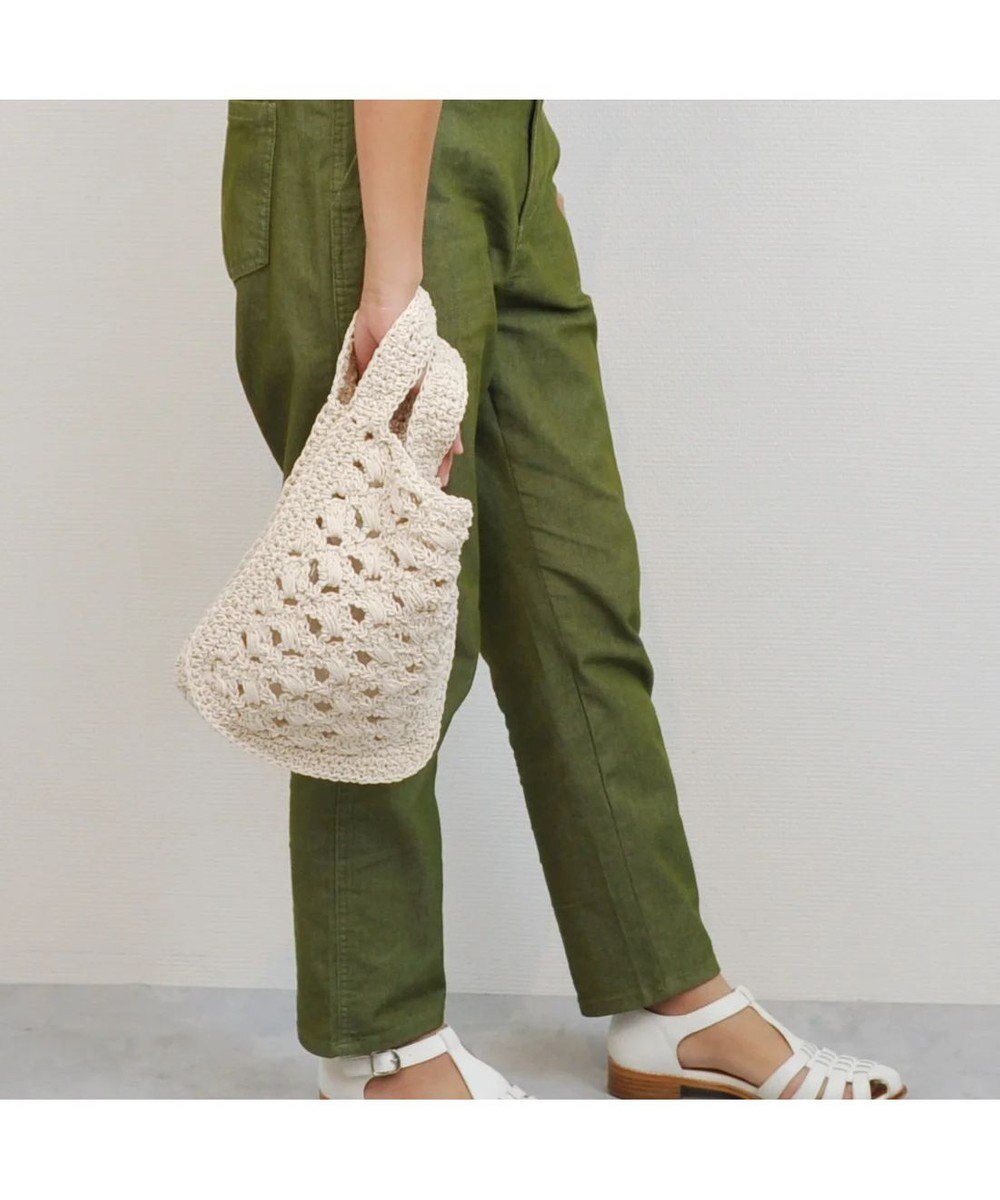 UNBILLION cachecache 柄編みショッパーミニトート 