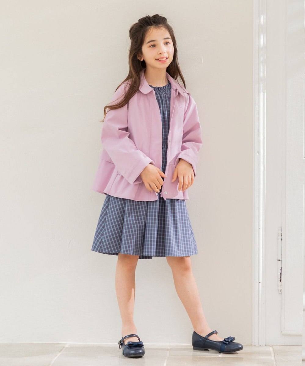 組曲 KIDS 【150-160㎝】【撥水】フリル マウンパ 