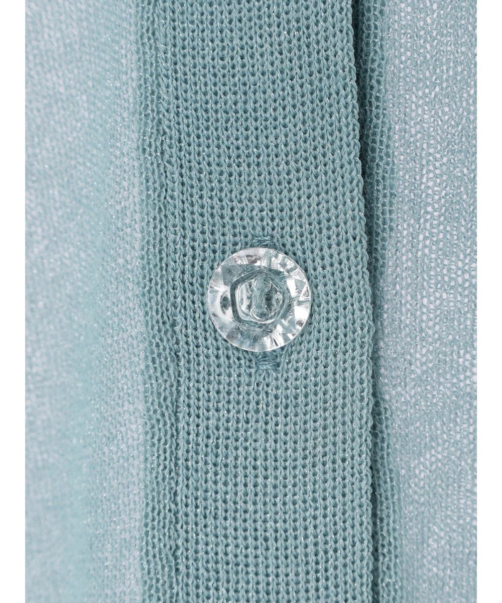 earth music&ecology ファンシーラメＶネックカーディガン 