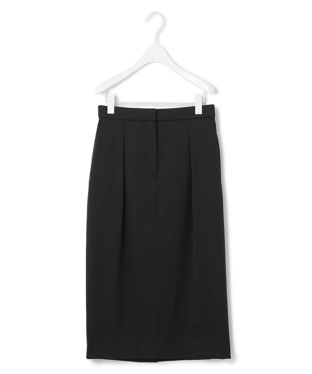 ICB L 【洗える】T/Wベネシャンストレッチ カーブスカート 