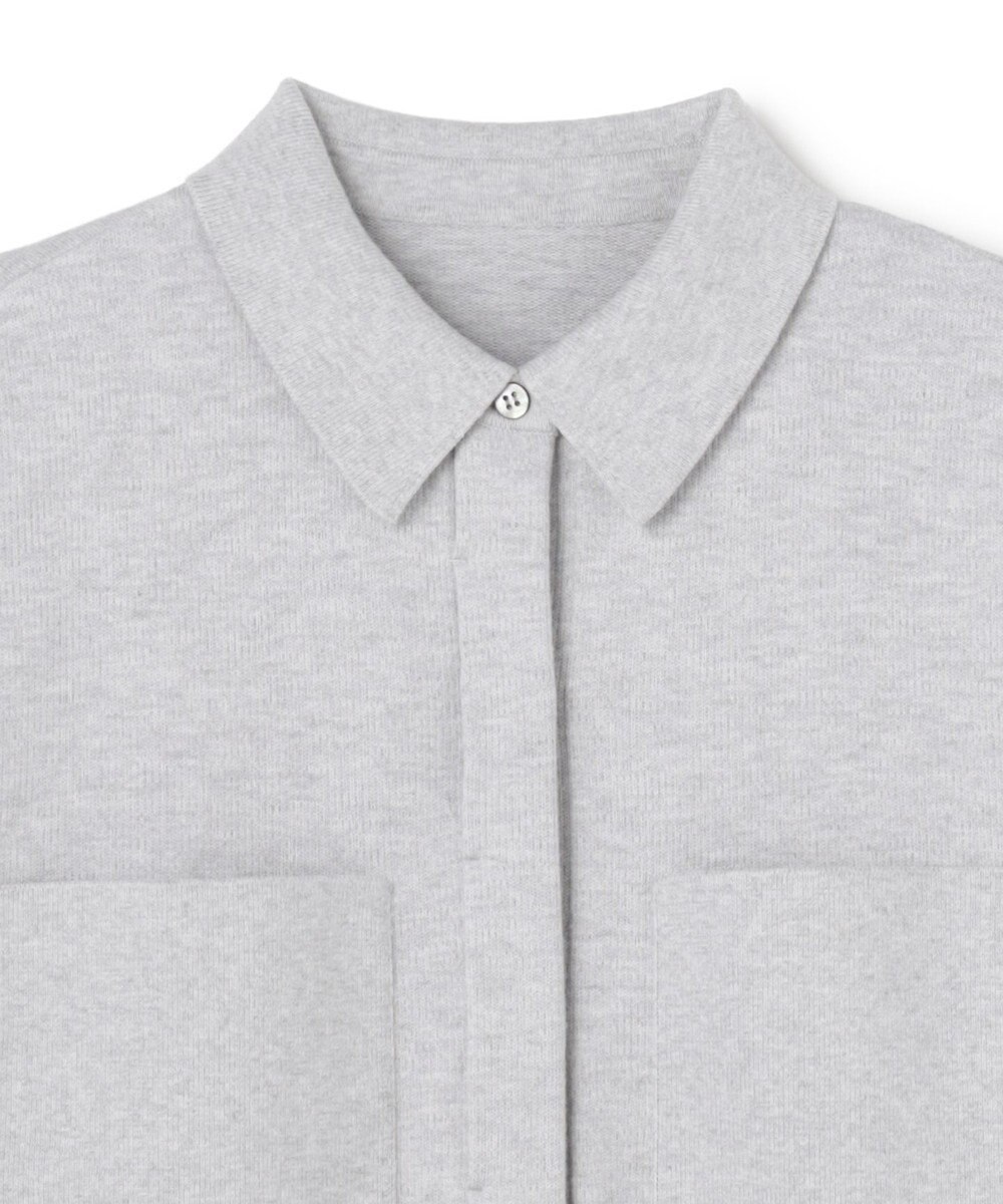 uncrave スウェットライクニット CPOシャツ 