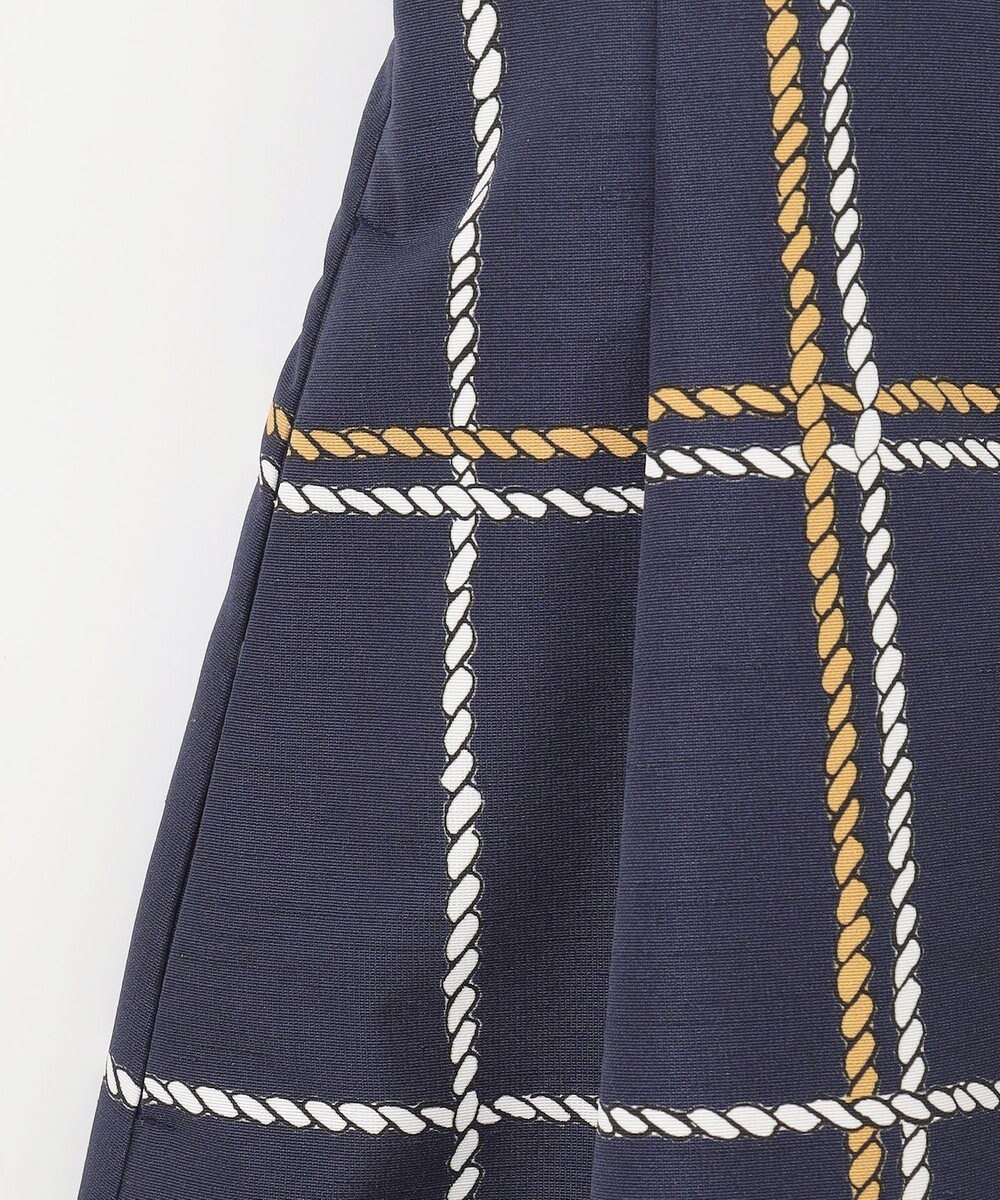 GRACE CONTINENTAL ロープチェックワンピース 