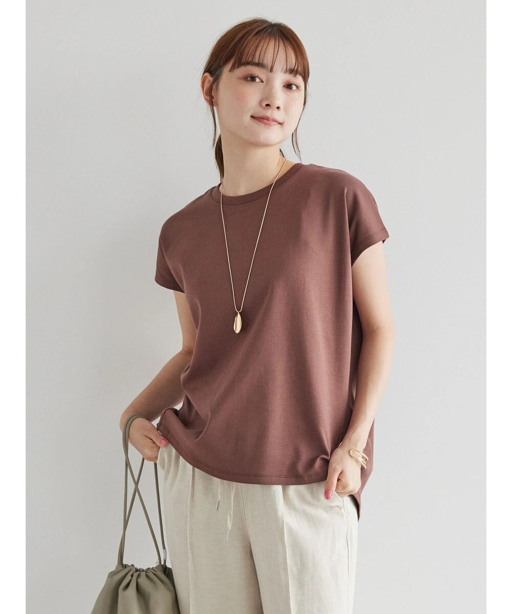 AMERICAN HOLIC キレイＣｏｔｔｏｎフレンチスリーブカットプルオーバー 