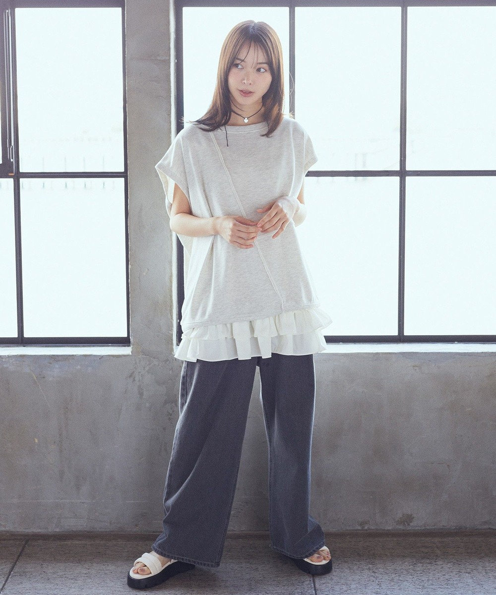 earth music&ecology マルチウェイリメイク風プルオーバー 